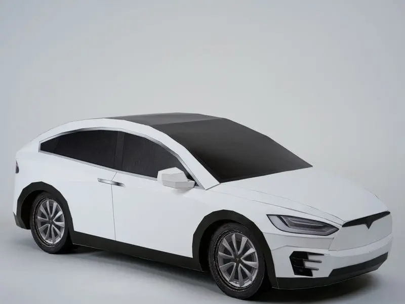 特斯拉 Model X(白)-1